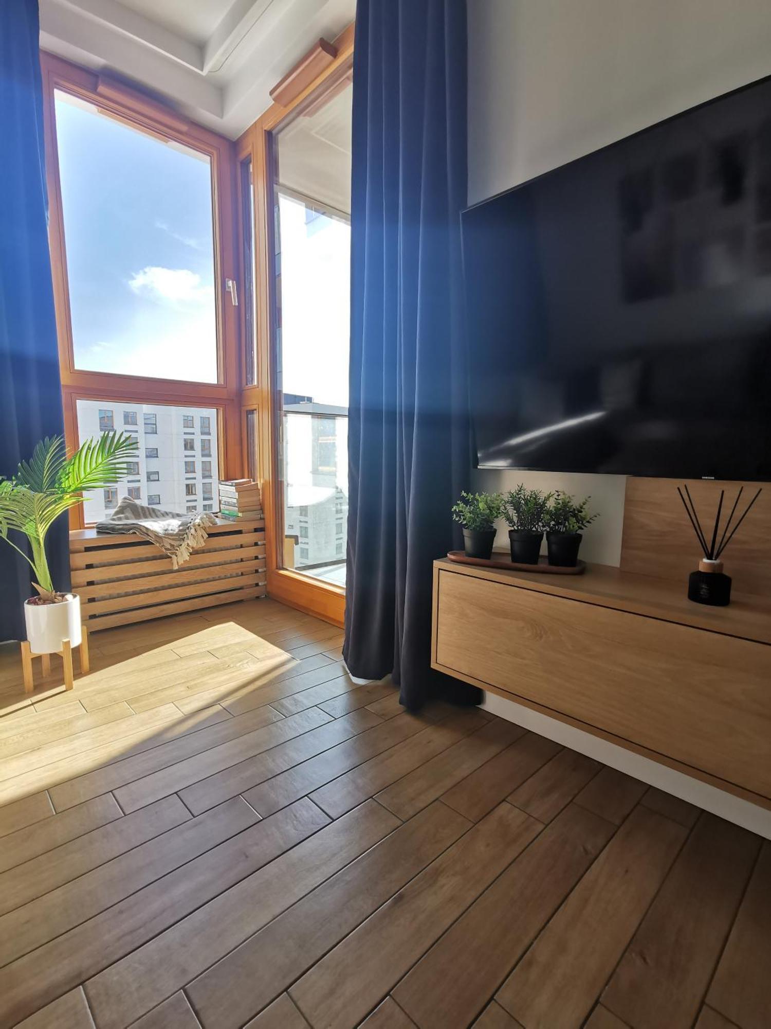 Wola Blue Modern Apartment Варшава Екстер'єр фото