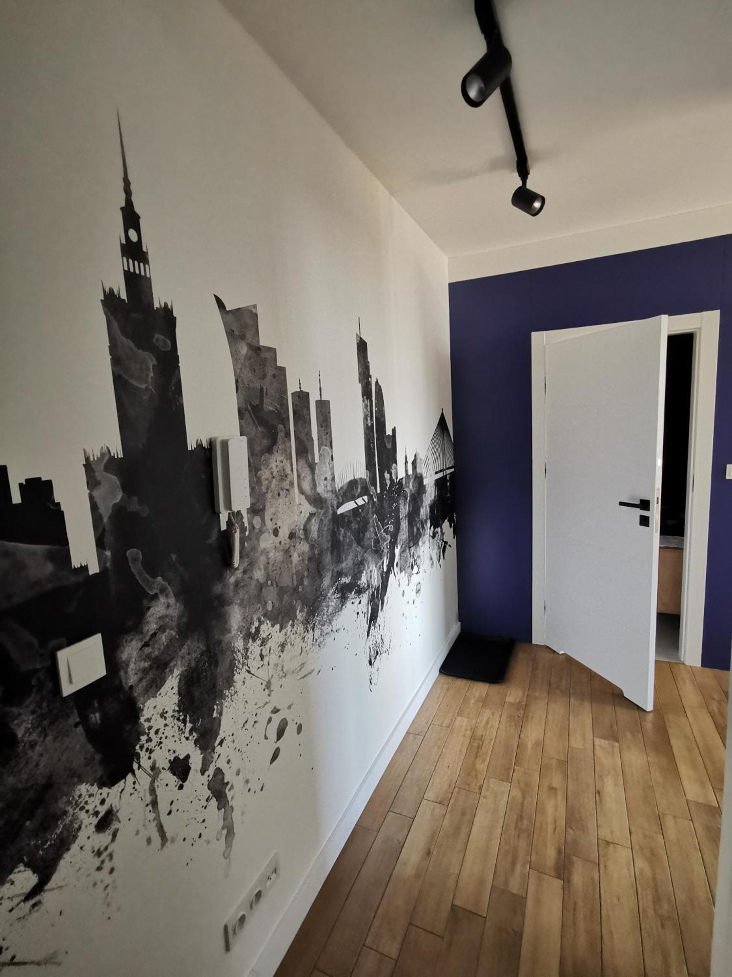 Wola Blue Modern Apartment Варшава Екстер'єр фото